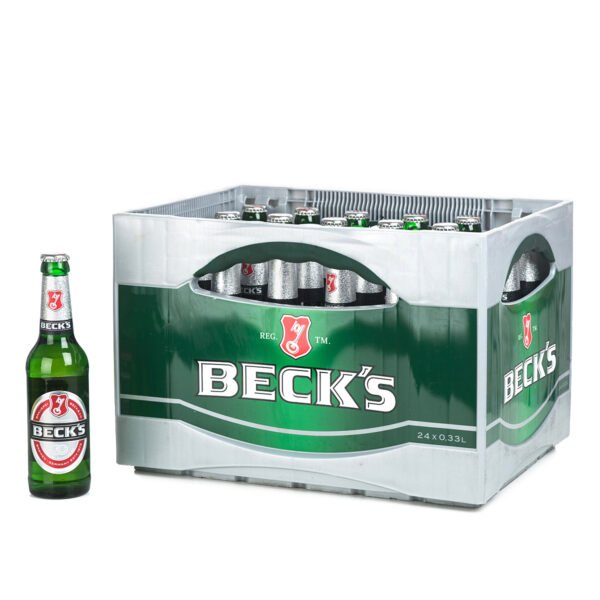 Becks Pilsener 24 x 0,33l - Getränkemarkt Nida – München!